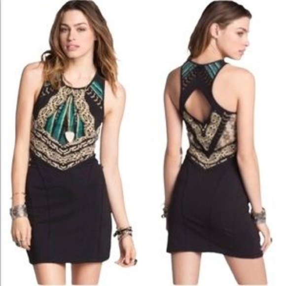 Dresses & Skirts - Free People Out of Africa Collection Mini Bodycon Dress